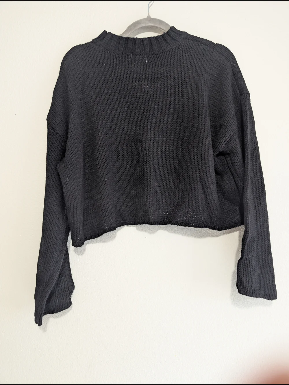 Rue21 Black Knit Sweater with Red Mushroom Motif Size Small - Picture 4 of 5